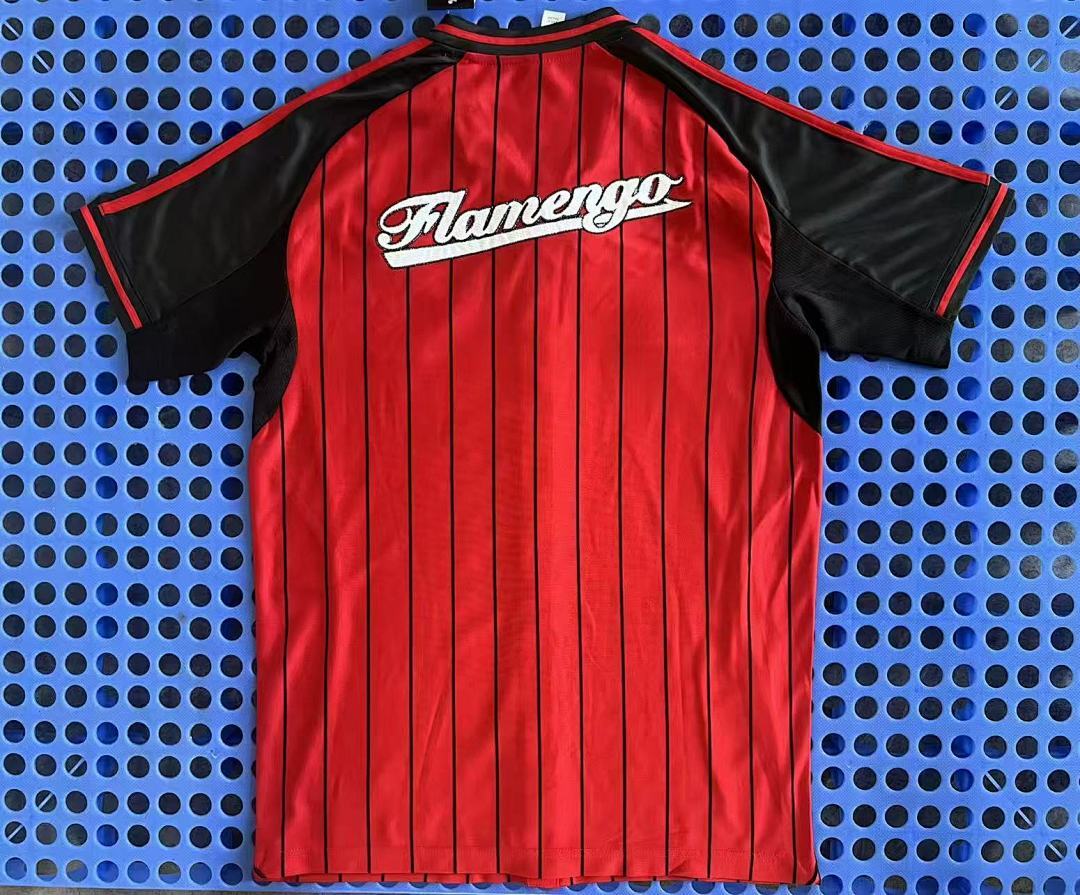 2025 flamenco baseball jersey red - immagine 2