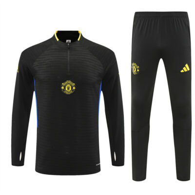 2526 Manchester United Black [Player Edition] AD on the left and right cuffs