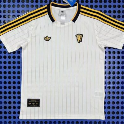 2025 Manchester United Retro T-Shirt White S-4XL
