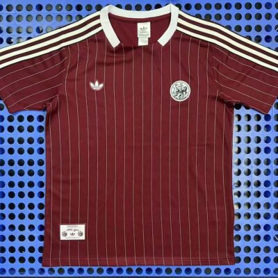 2025 Ajax Retro T-Shirt Maroon S-4XL
