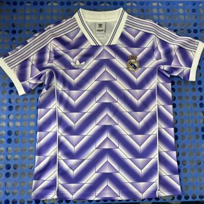 20-26 Real Madrid Retro T-Shirt Purple S-4XL