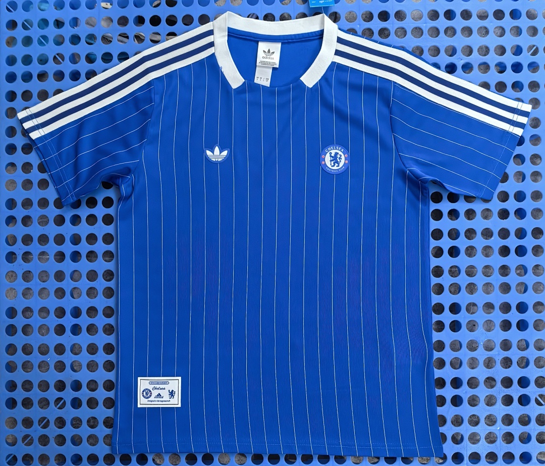 2025 Chelsea Retro T-Shirt Color Blue S-4XL