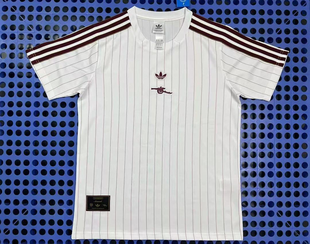 2025 Arsenal Retro T-Shirt White S-4XL
