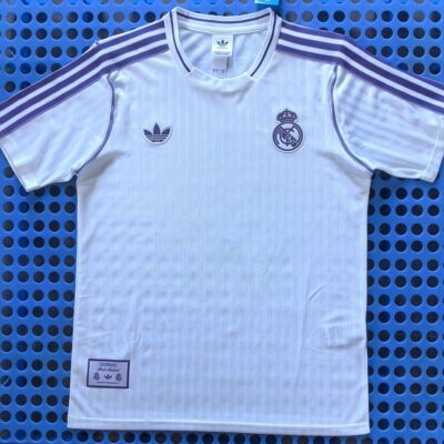 2025 Real Madrid Retro T-Shirt White