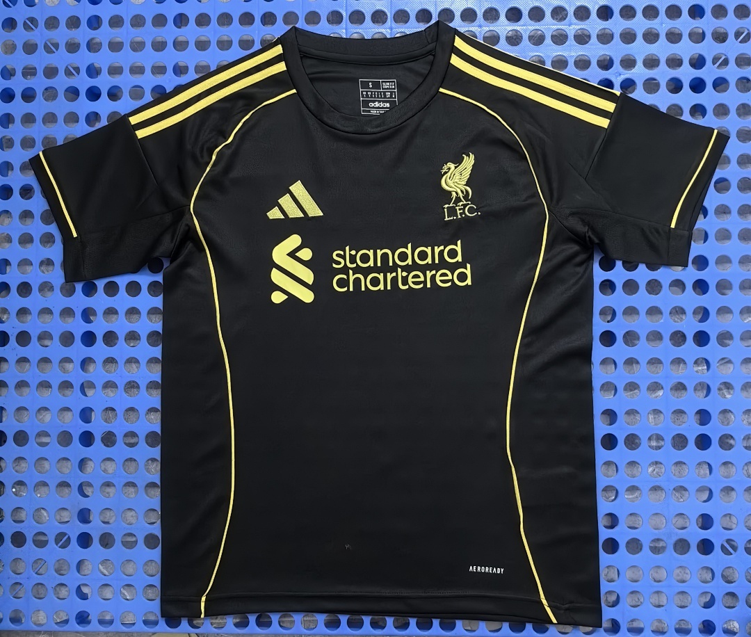 2025 Liverpool Black Training Jersey