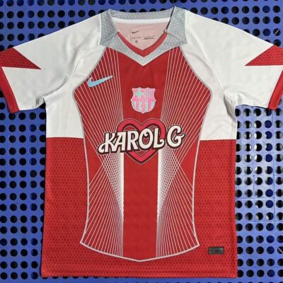 2025 Barcelona red and white heart-shaped special edition