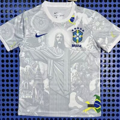 2025 Brazilian Jesus Edition Gray White