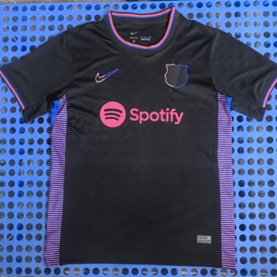 2025 Barcelona black training jersey old advertisement