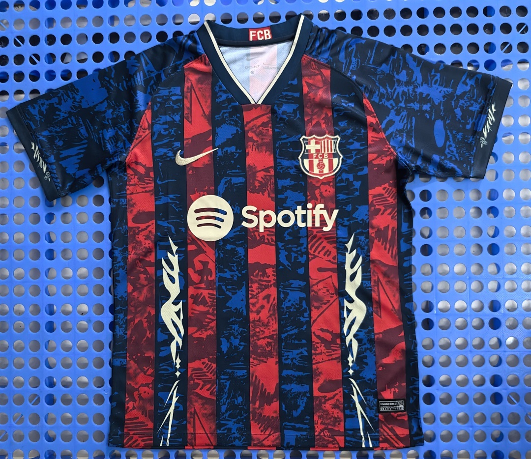 2025 Barcelona FCB pre-match training uniform