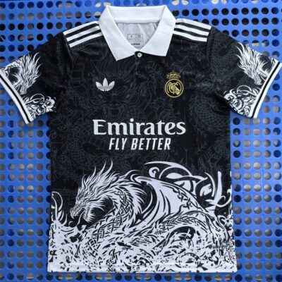 2025 Real Madrid leading version POLO black
