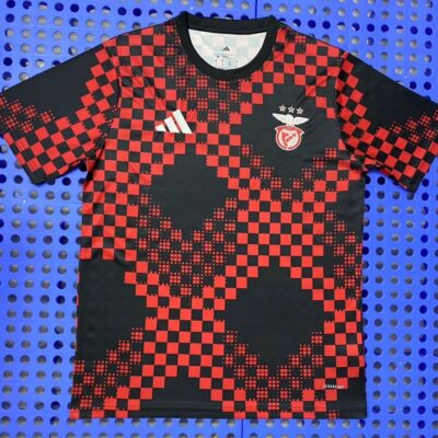 2025 Benfica red and black pre-match training suit