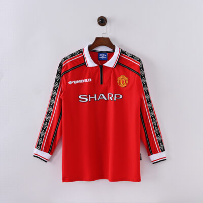 98/99 Manchester United home long sleeves