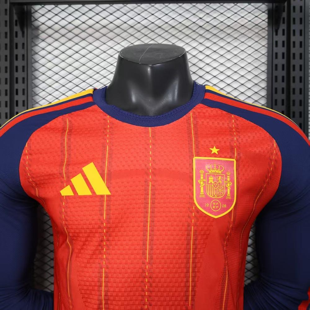 Players: 26 Spain main long sleeves - Image 10